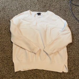 Theory petite white sweater